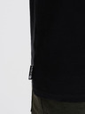 Ombre Clothing Čierne pánske tričko Ombre Clothing