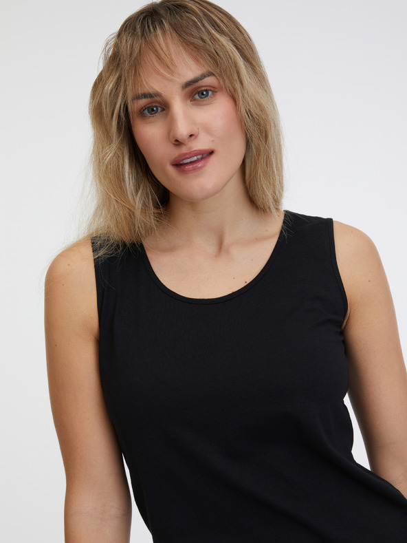 Sam 73 Čierne dámske tielko SAM 73 Carla