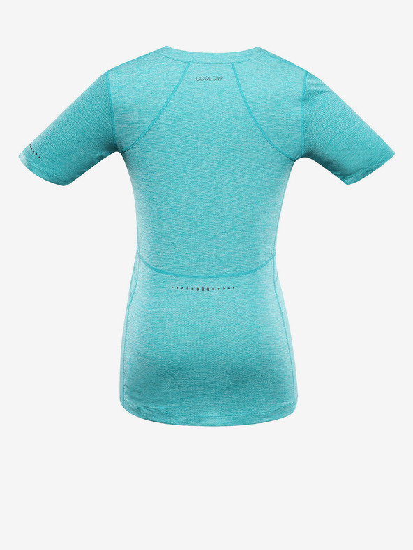 ALPINE PRO Tyrkysové dámske cyklistické tričko ALPINE PRO Gereta
