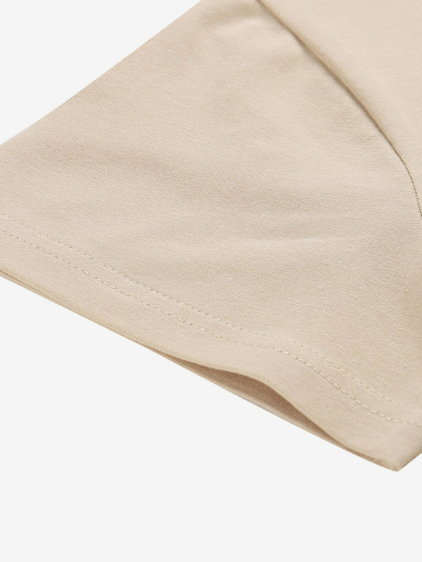 NAX Béžové dámske tričko NAX NERGA