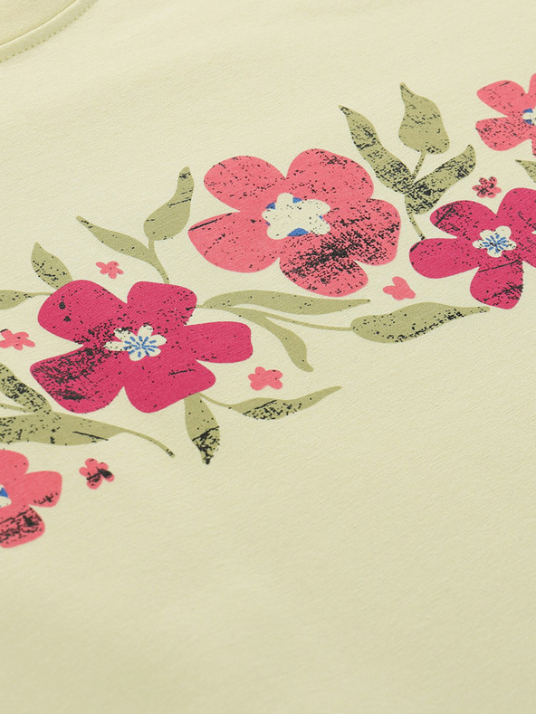 NAX Žlté dámske tričko NAX Nerga