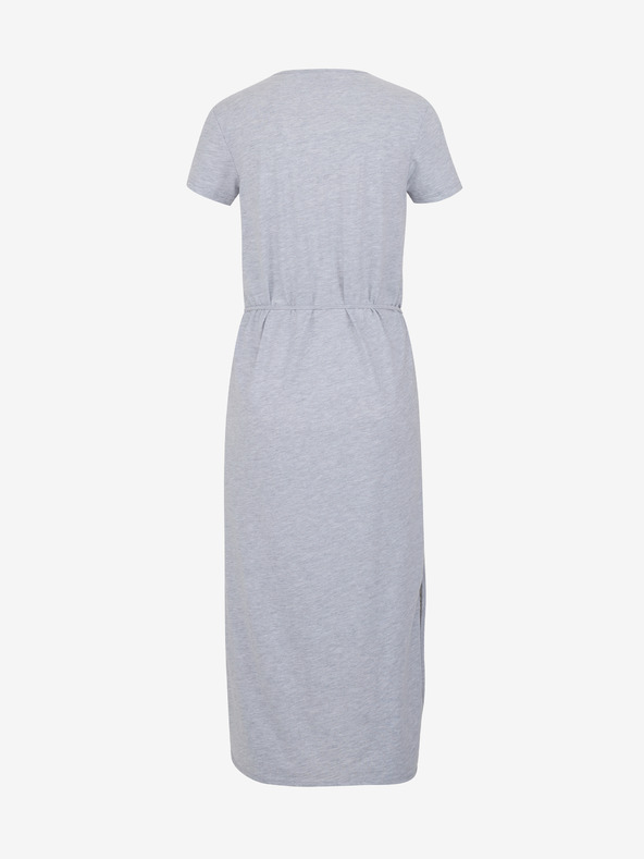 Sam 73 Svetlošedé dámske pruhované midi šaty SAM 73 Estela