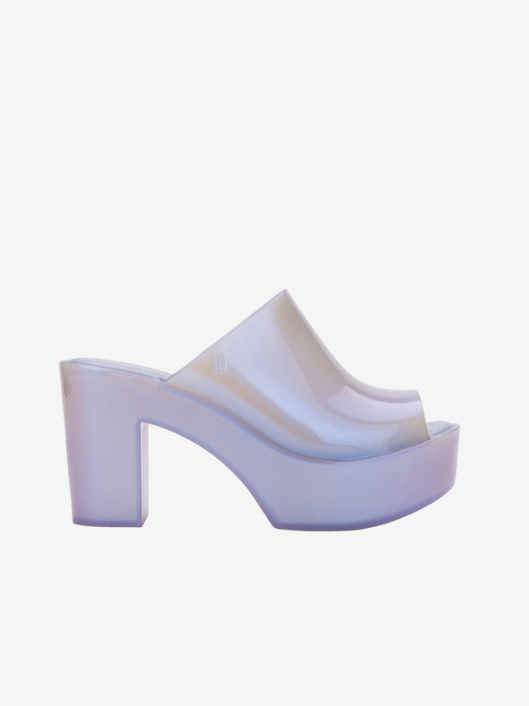 Melissa Svetlofialové dámske papuče na podpätku Melissa Mule AD