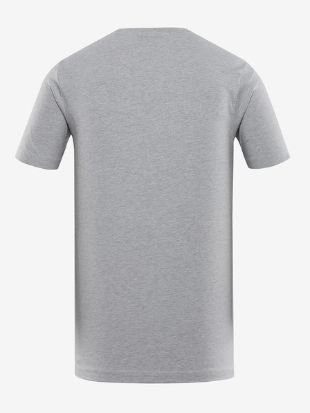 ALPINE PRO Šedé pánske tričko ALPINE PRO Nord