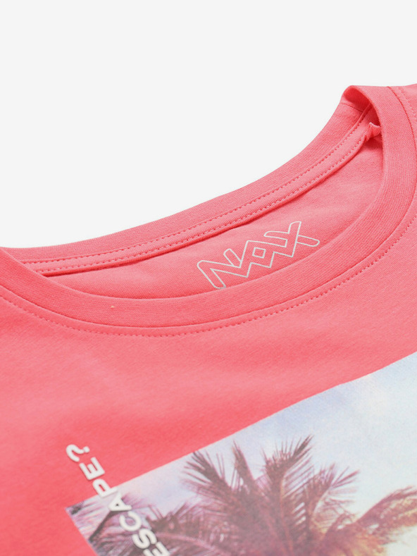 NAX Červené pánske tričko NAX Jurg