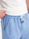 Ombre Clothing Svetlomodré pánske džínsové šortky Ombre Oblečenie