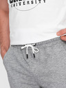 Ombre Clothing Šedé pánske žíhané šortky Ombre Oblečenie