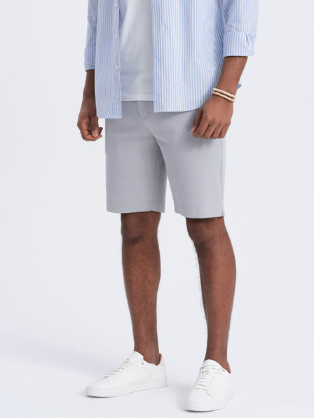 Ombre Clothing Šedé pánske šortky Ombre Clothing