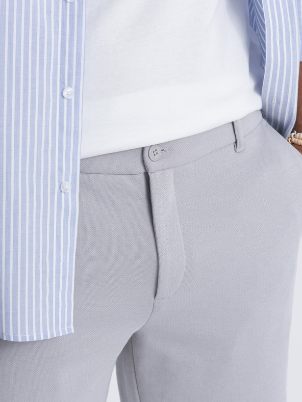 Ombre Clothing Šedé pánske šortky Ombre Clothing