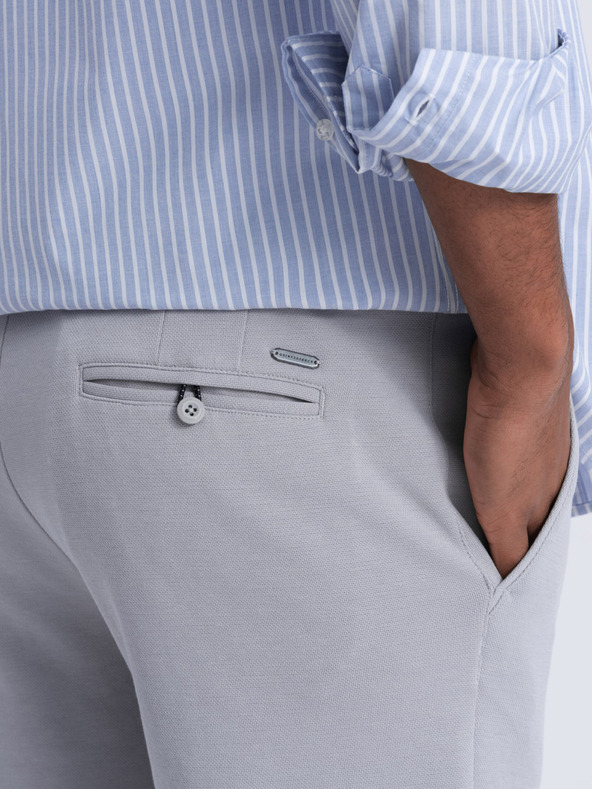 Ombre Clothing Šedé pánske šortky Ombre Clothing