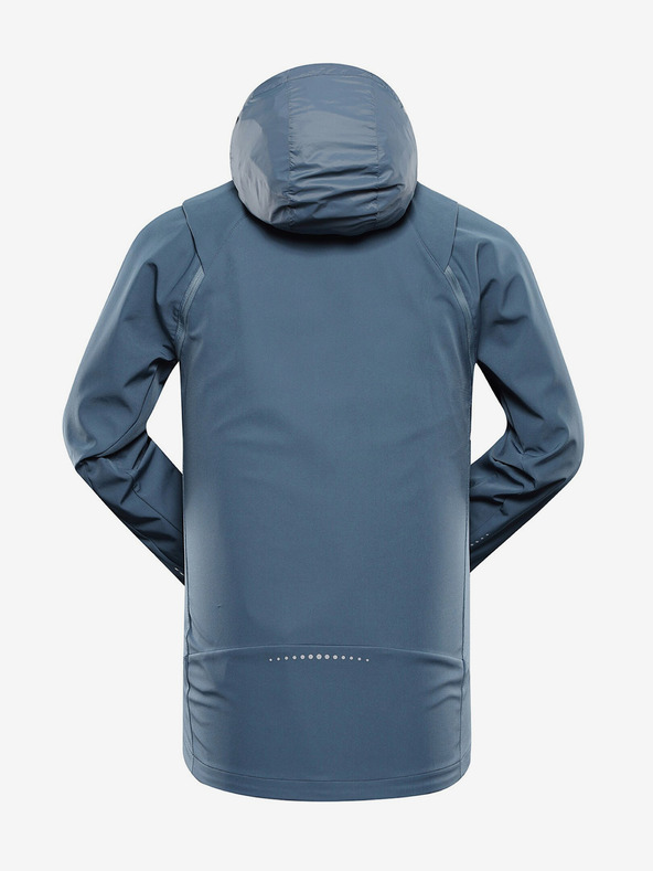 ALPINE PRO Petrolejová pánska softshellová bunda ALPINE PRO Spert