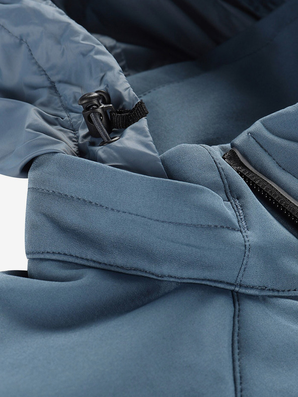 ALPINE PRO Petrolejová pánska softshellová bunda ALPINE PRO Spert