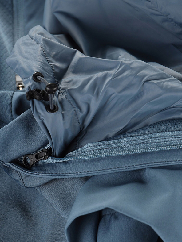 ALPINE PRO Petrolejová pánska softshellová bunda ALPINE PRO Spert