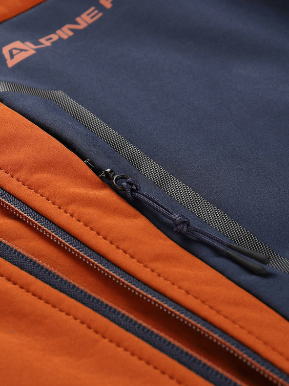 ALPINE PRO Hnedá pánska softshellová bunda ALPINE PRO HOORA