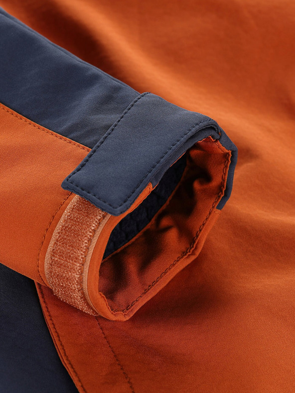 ALPINE PRO Hnedá pánska softshellová bunda ALPINE PRO HOORA