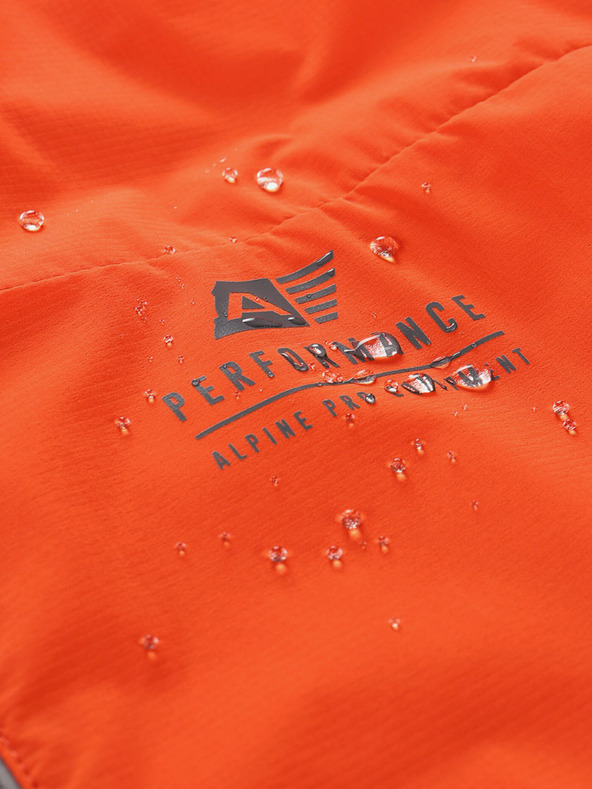 ALPINE PRO Oranžová pánska bunda s impregnáciou ALPINE PRO Spin
