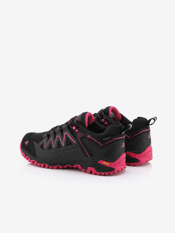 ALPINE PRO Ružovo-čierne pánske outdoorové tenisky ALPINE PRO IMAHE