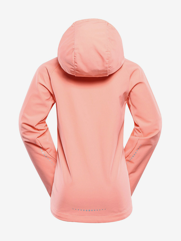 ALPINE PRO Oranžová detská softshellová bunda ALPINE PRO SPERTO