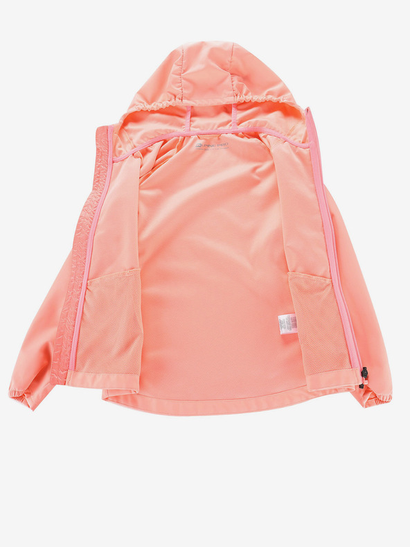 ALPINE PRO Oranžová detská softshellová bunda ALPINE PRO SPERTO