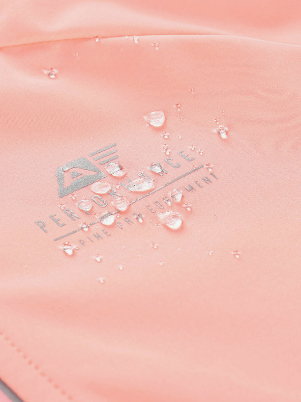 ALPINE PRO Oranžová detská softshellová bunda ALPINE PRO SPERTO