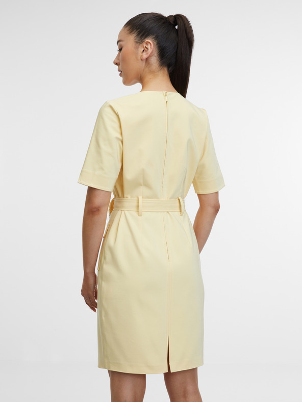 Orsay Žlté dámske šaty ORSAY