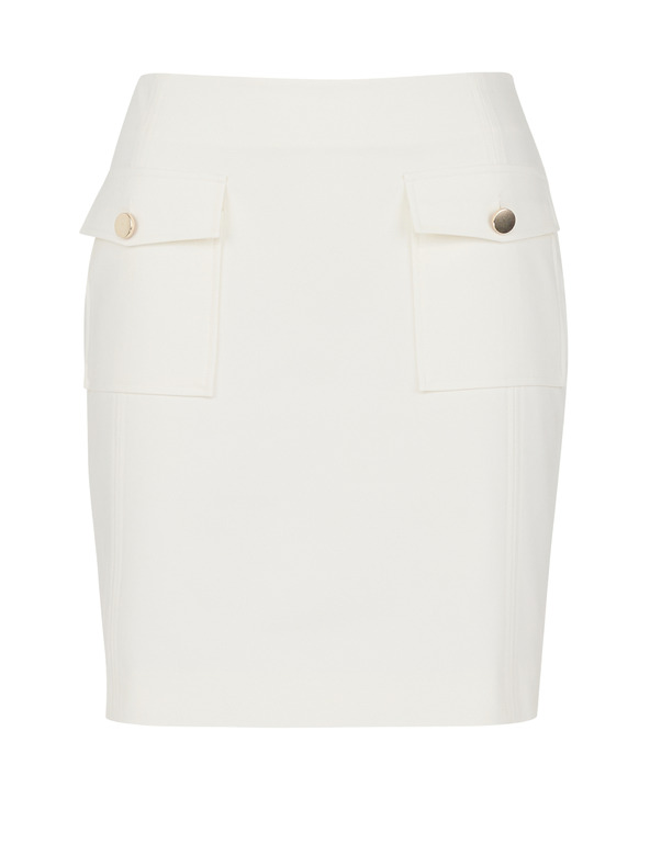 Orsay Biela dámska sukňa ORSAY