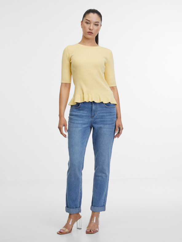 Orsay Žlté dámske tričko ORSAY