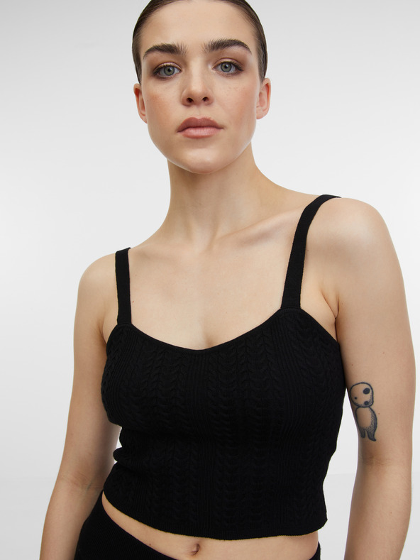 Orsay Čierny dámsky top ORSAY