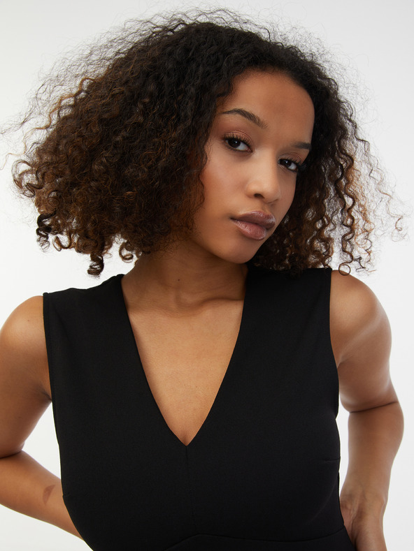 Orsay Čierne dámske plášťové šaty ORSAY