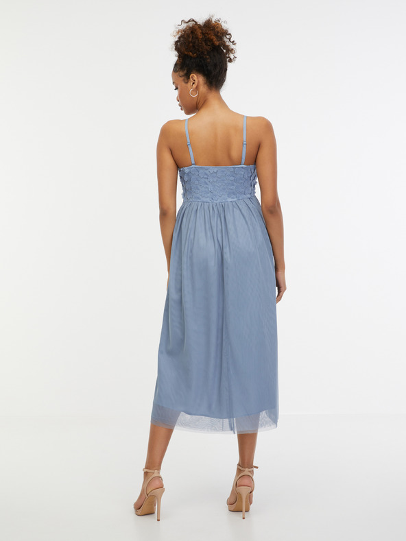 Orsay Svetlomodré dámske midišaty ORSAY