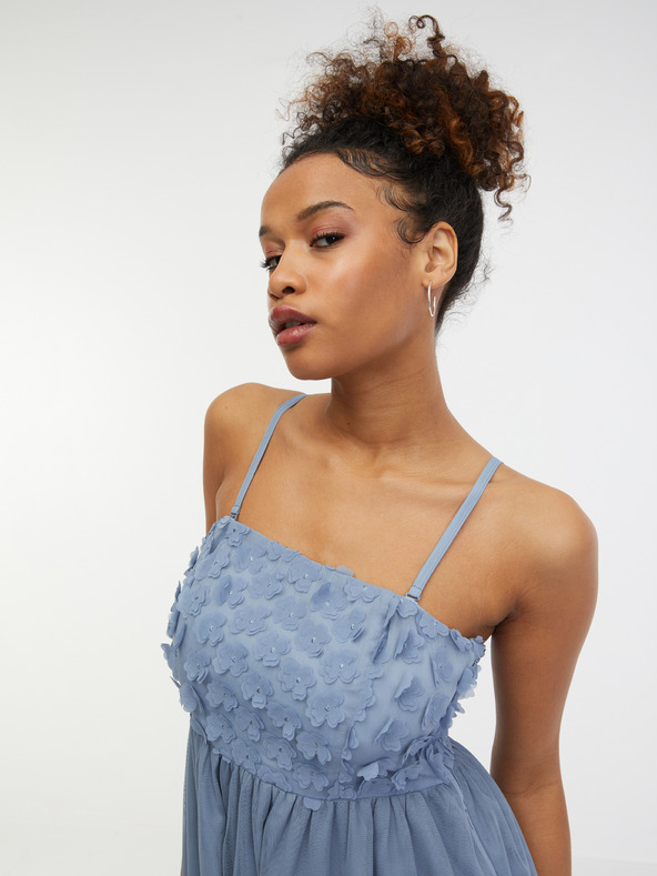 Orsay Svetlomodré dámske midišaty ORSAY