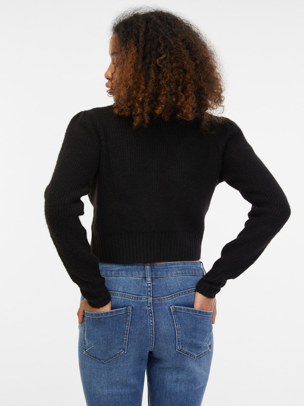 Orsay Čierny dámsky kardigan s prímesou vlny ORSAY