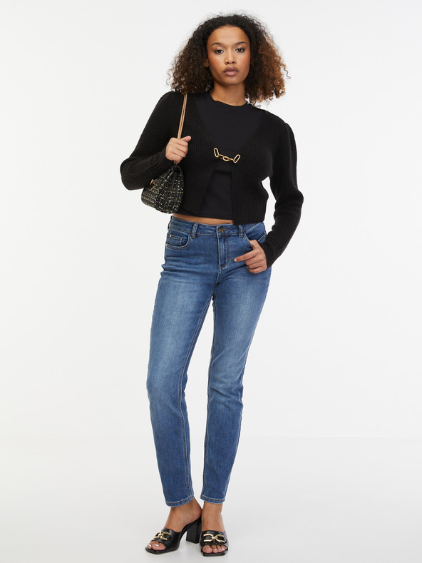 Orsay Čierny dámsky kardigan s prímesou vlny ORSAY