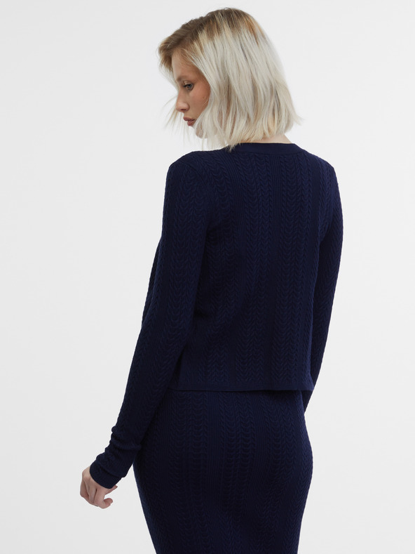 Orsay Tmavomodrý dámsky kardigán ORSAY