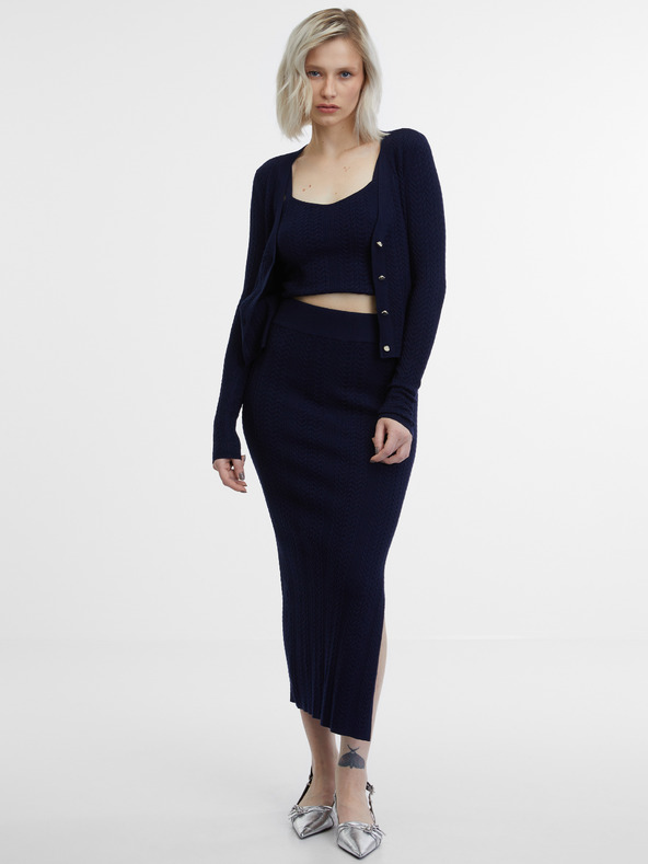 Orsay Tmavomodrý dámsky kardigán ORSAY