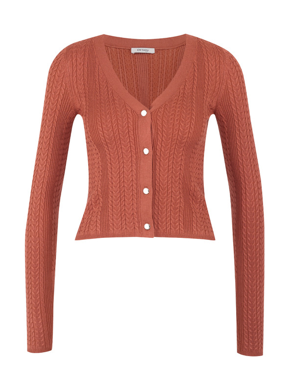 Orsay Hnedý dámsky kardigán ORSAY