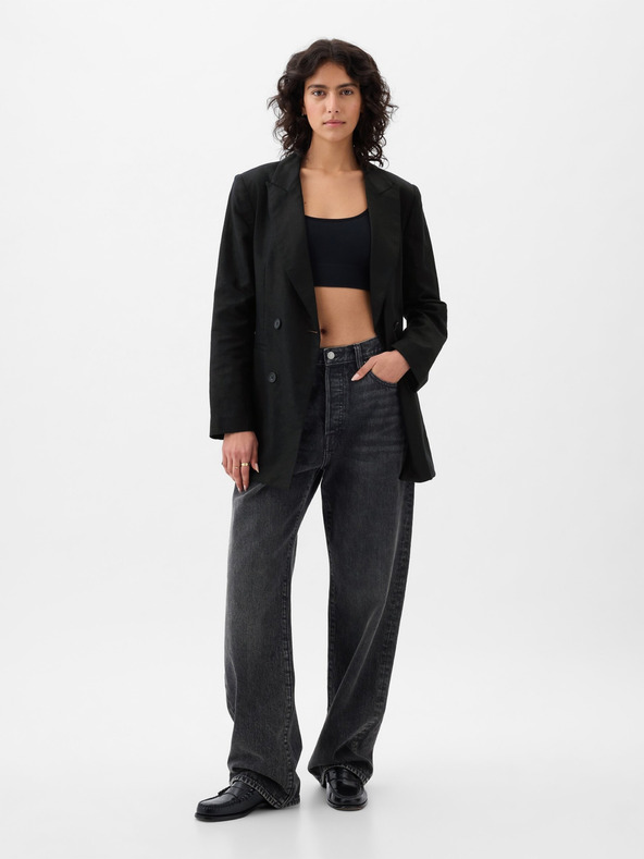 GAP Ľanové sako s opaskom GAP