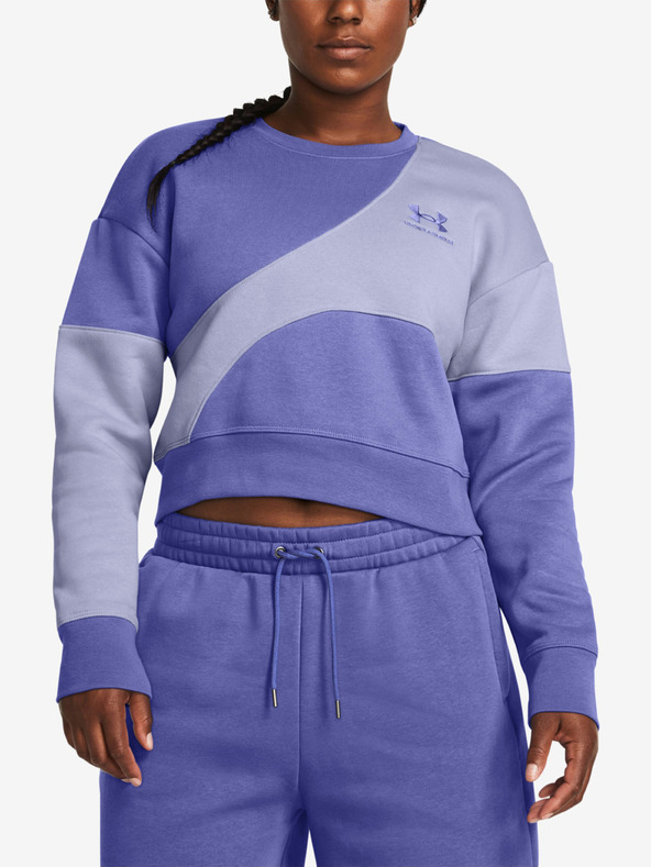 Under Armour Dámska mikina Under Armour Essential Fleece Crop Crew