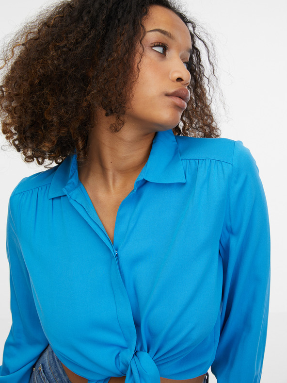 Orsay Modrá dámska blúzka ORSAY