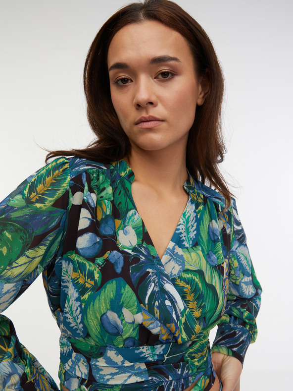 Orsay Zelená dámska vzorovaná blúzka ORSAY