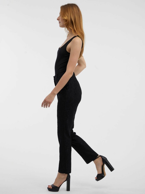 Orsay Čierne dámske nohavice ORSAY