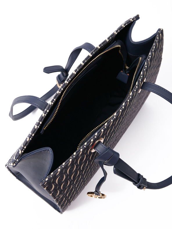 Orsay Tmavomodrá dámska vzorovaná kabelka ORSAY