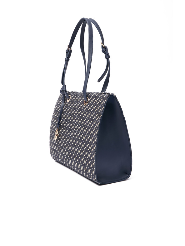 Orsay Tmavomodrá dámska vzorovaná kabelka ORSAY
