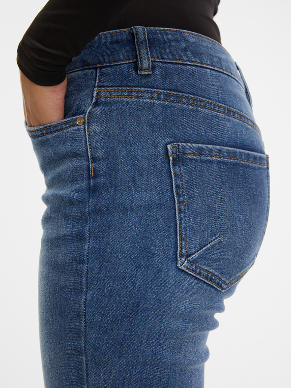 Orsay Modré dámske slim fit džínsy ORSAY