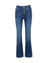 Orsay Tmavomodré dámske bootcut džínsy ORSAY