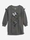 GAP Baby mikinové šaty GAP & Disney