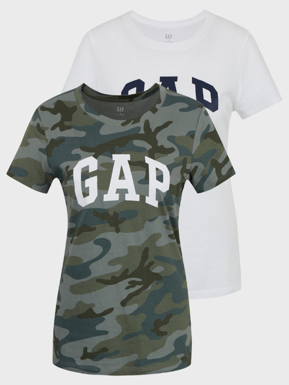 GAP Bavlnené tričká s logom GAP, 2 ks
