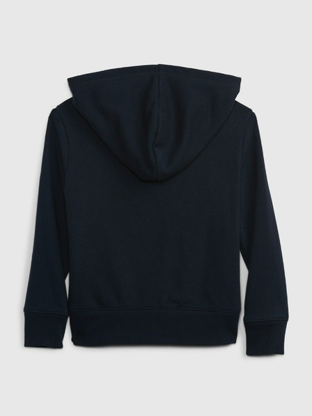 GAP Detská mikina s logom a fleece GAP