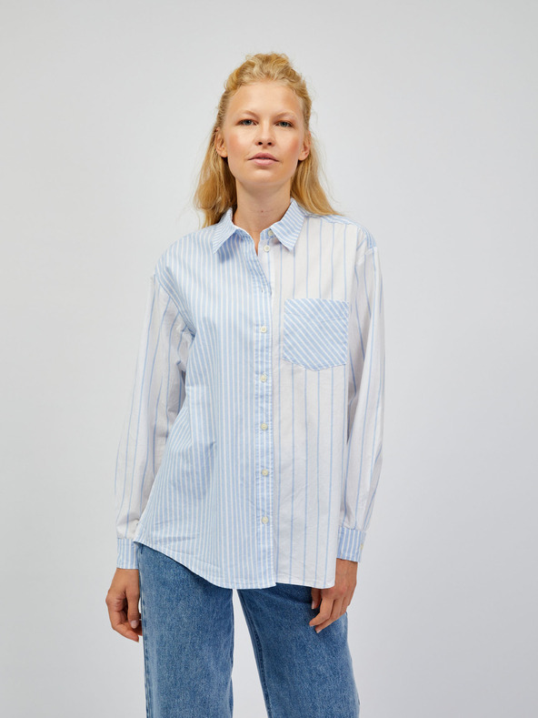 GAP Pásikavá košeľa oversize GAP