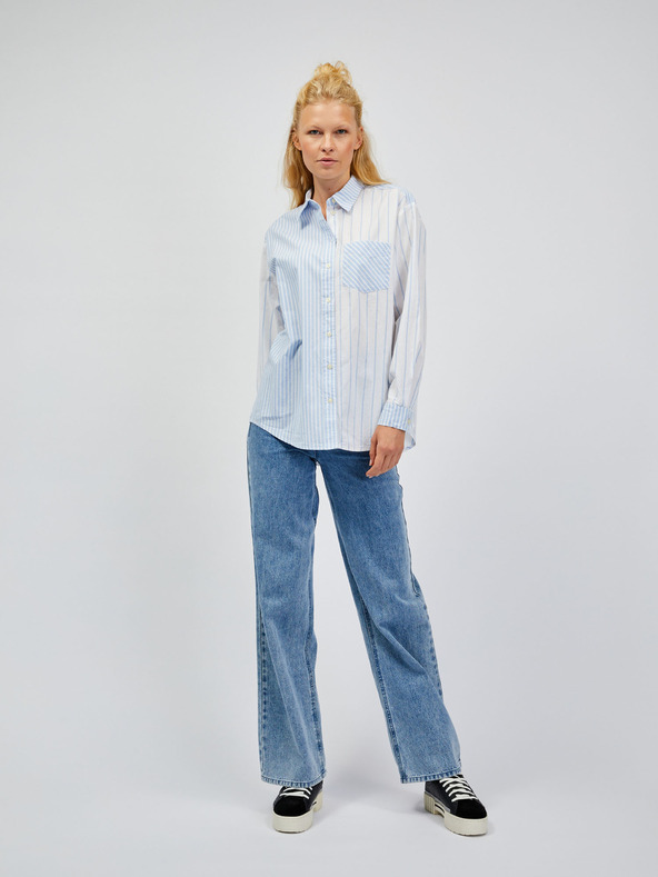 GAP Pásikavá košeľa oversize GAP